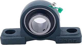 Othmro UCP206 Cast Iron Pillow Block Mounted Ball Bearing Flanged Pillow Block Bearing 30mm Bore Dia Ball Pillow Block Bearings Bearing Steel Self Aligning Pillow Block Bearing with Set Screw Lock