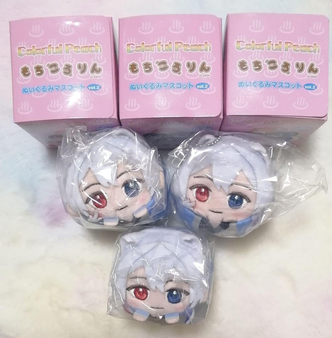 ず*ず様 カラフルピーチ　もちころりん　ぬいぐるみマスコットvol.2 5点セッ ず*ず様 カラフルピーチ もちころりん ぬいぐるみマスコットvol