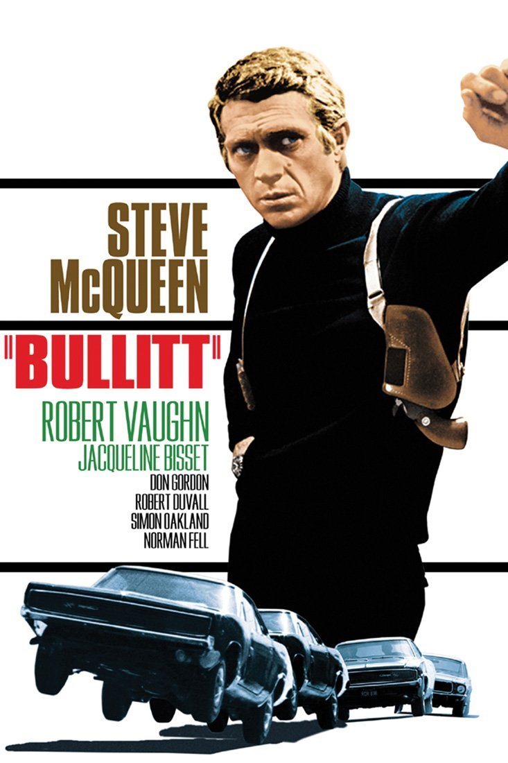 Tallenge - Hollywood Movie - Steve McQueen Bullitt - Small Poster (Paper, 12 x 17 inches, Multicolour)