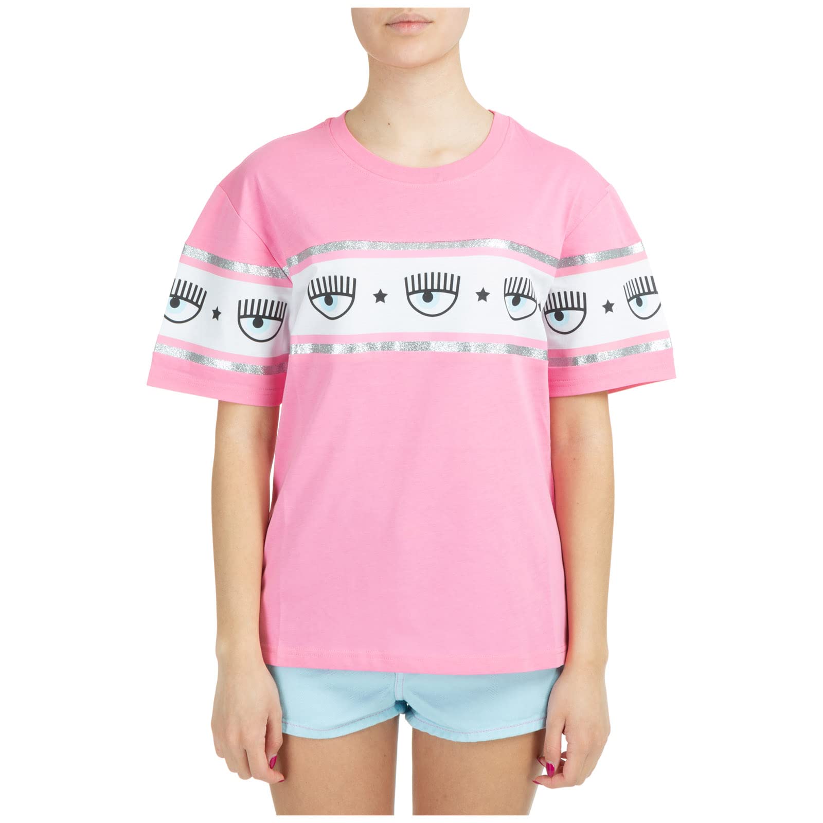 Chiara Ferragni Logomania t-Shirt Donna White