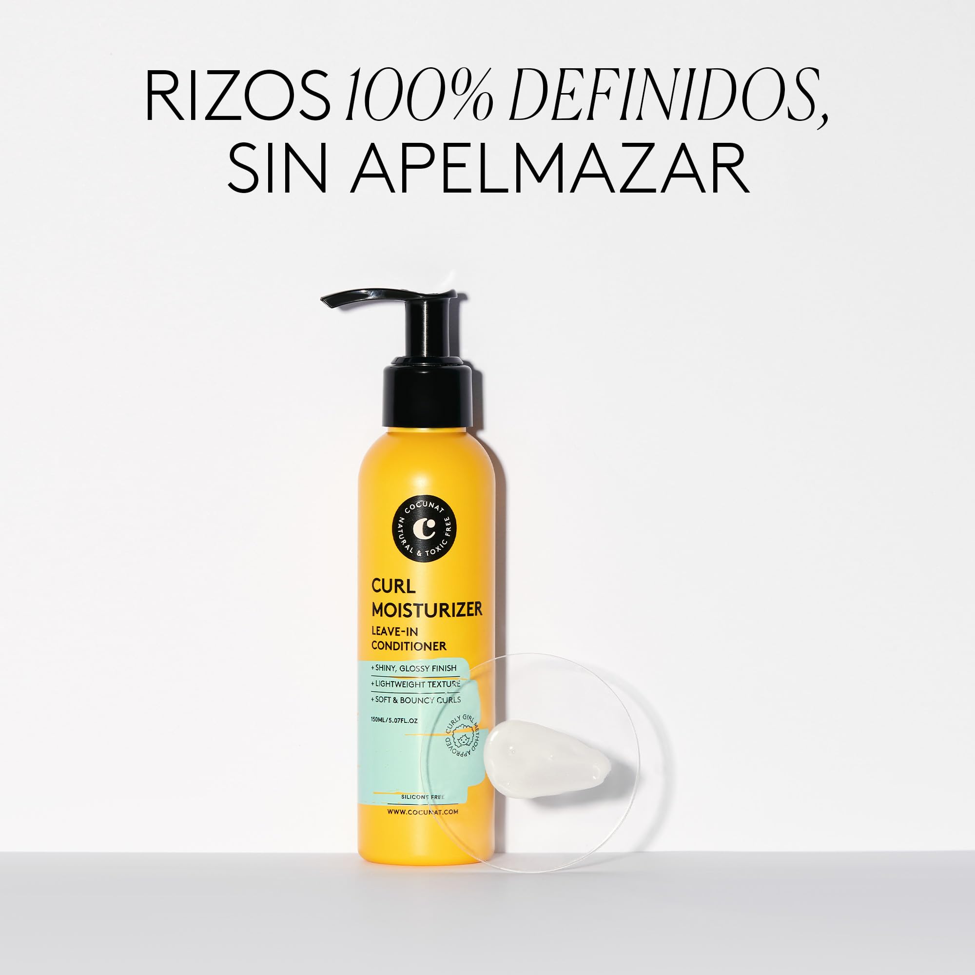 COCUNAT Pack Champú Rich Fortalecedor y Acondicionador Leave-In para Rizos | Fortalece, nutre y elimina el frizz para conseguir rizos definidos. Fórmula sin sulfatos, siliconas ni parabenos.