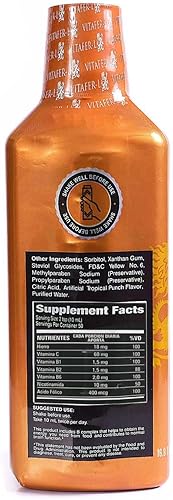 Miniatura 10 de Heis Unlimited Vitafer L Gold - Suplemento de 16.9fl oz para hombres y mujeres, auténtico Vitafer-L Vitafer L Gold auténtico y orgánico líquido +