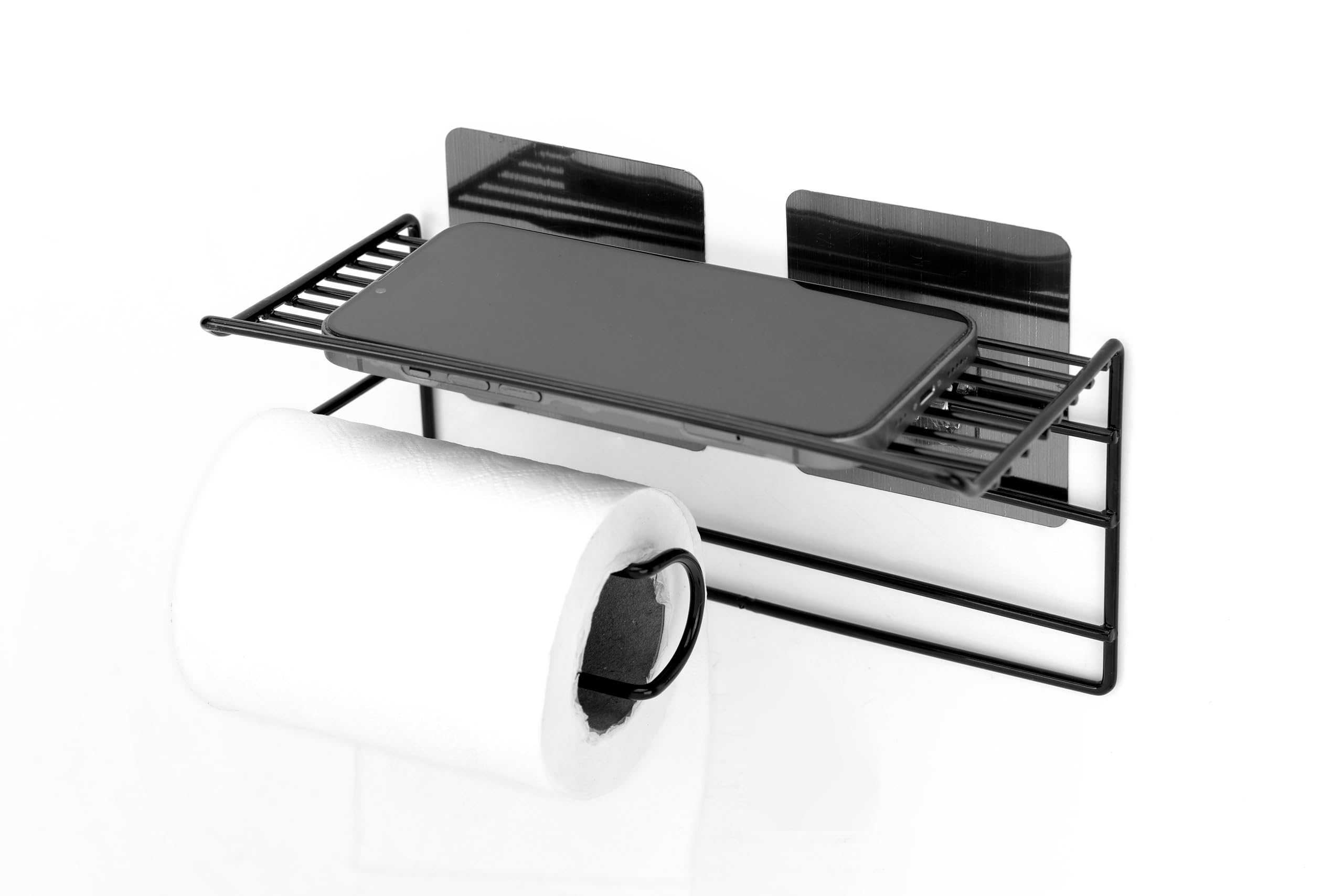 See full amazon price history chart for ROXA Powder Coated Drill Free Self-Adhesive Paper Roll Holder Tissue Paper Stand Toilet Paper Holder with Mobile Stand Rack Shelf for Bathroom Toilet (Black, Pack of 1) ROXA Powder Coated Drill Free Self-Adhesive Paper Roll Holder Tissue Paper Stand Toilet Paper Holder with Mobile Stand Rack Shelf for Bathroom Toilet (Black, Pack of 1) (B0DBVMQN6T) Amazon Price History, Amazon Price Tracker