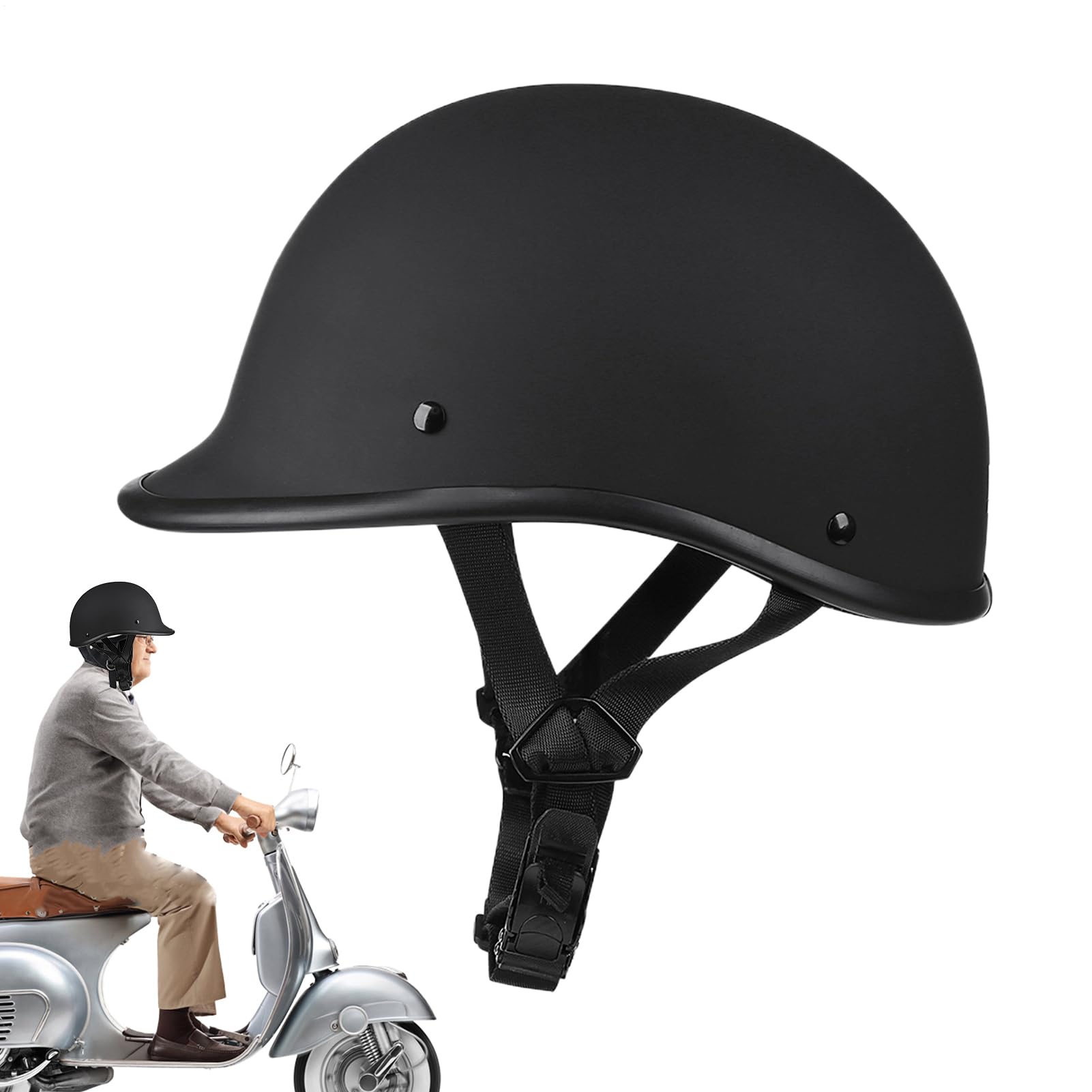 Kaski motocyklowe dla mężczyzn System szybkiego zwalniania, twarda skorupa | Kaski do skuterów Do jazdy na rowerze, deskorolce, wspinaczki, łyżwach, dla mężczyzn, kobiet, młodzieży, żony, męża ora