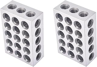 mitoharet Set of 8 Parallel Block1-2- 3 Parallel Washers 23 Holes 5 Holes Thread 0.0001 Inch
