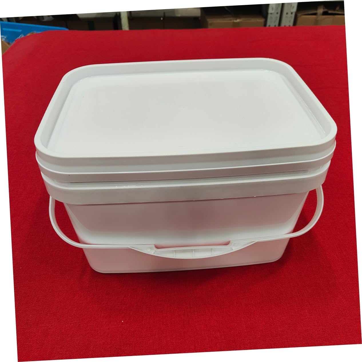 2pcs Plastic Paint Storage Bucket with Lid Wide Mouth Container for Paint Pigment Liquid Storage Material for Home Diy Projects