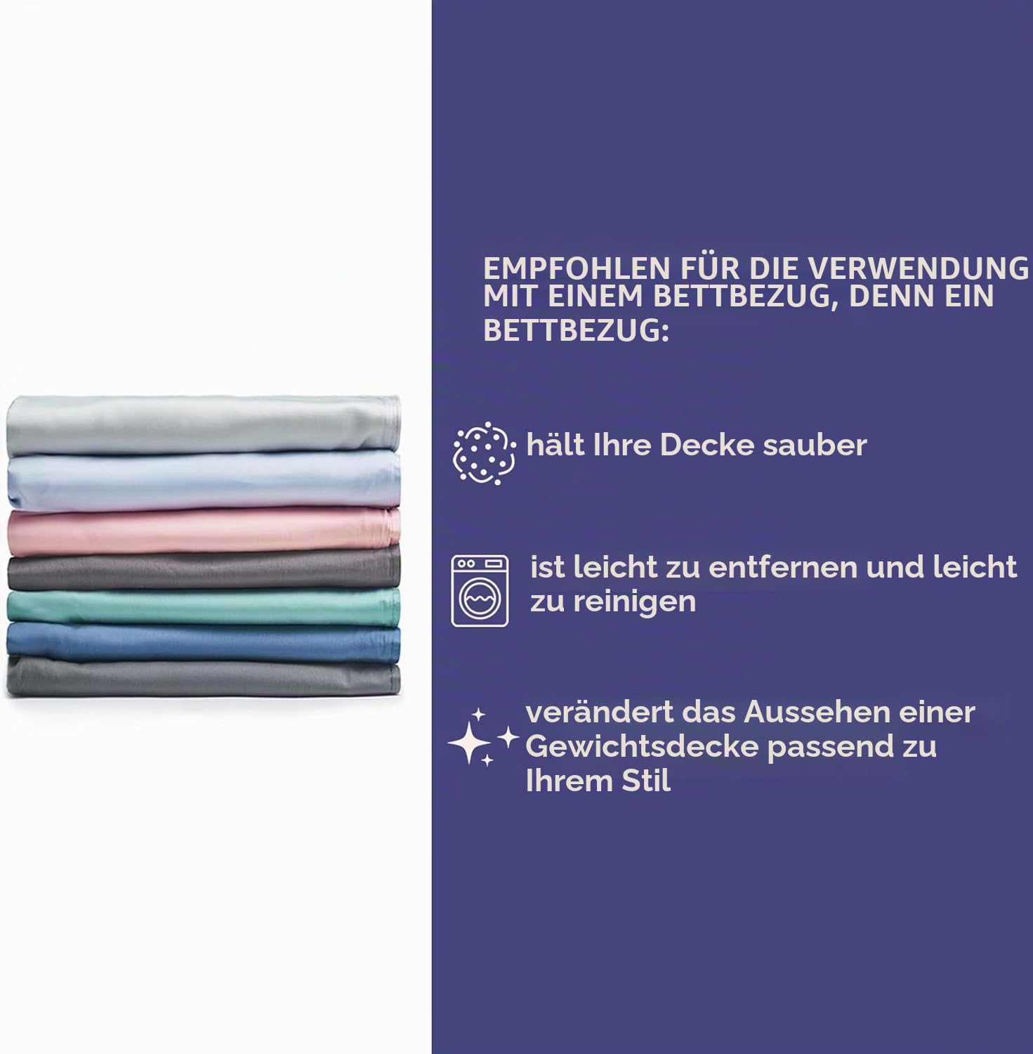 YNM Gewichtsdecke 100% Oeko-Tex zertifiziertes Baumwollmaterial mit Premium-Glasperlen Dunkelgrau 122x183cm 6,8kg