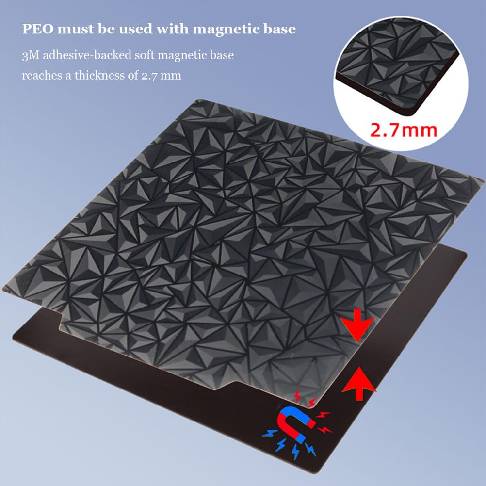 Plataforma Impresora 3D Estera De Cama Calefactable Extraíble Flexible Magnética De 180 * 180 Mm Disponible En Varios Tamaños,310 * 310mm