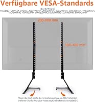 Amazon Basics Univerzális TV Állvány 22-77" LCD LED Plasma Tévéhez Hangszóró Kompatibilis 3