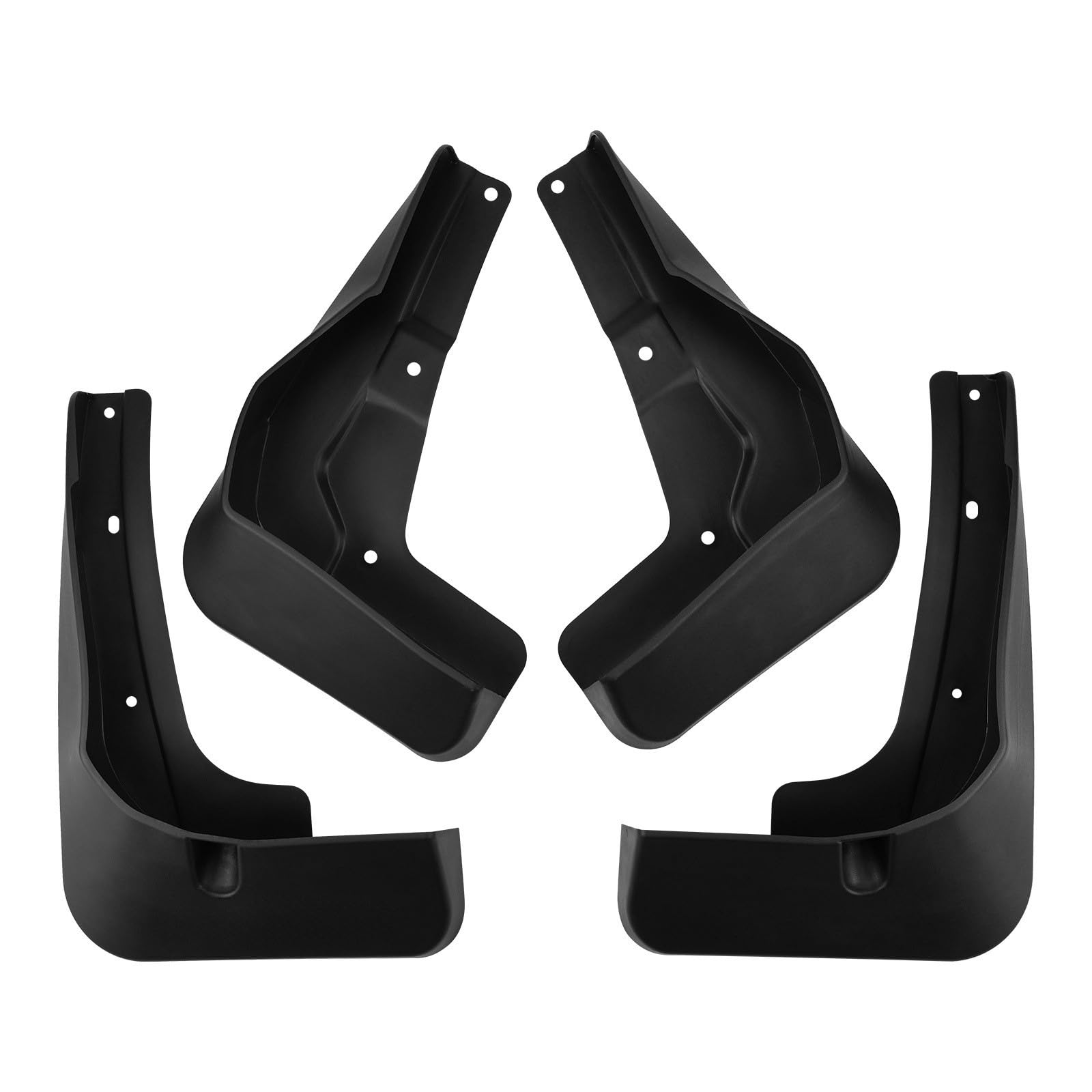 Gvdxwli Normal 4 Pcs Car Mudguard Mud Flaps For Toyota Rav4 2016-2018, Splashproof Front Rear Car Fenders No Drilling Wheel Baffle Protection Accessories