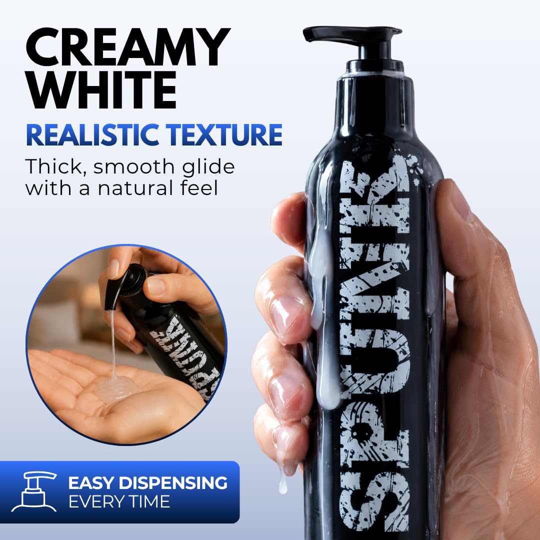 SPUNK - Hybrid lubricante - lubricante de silicona a base de agua - se asemeja a la apariencia de la lubricación natural del cuerpo - 3x236ml