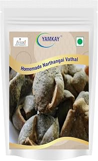 Yamkay Homemade Narthangai Vathal | Sun-dried Citron | Bitter Orange | South Indian Traditional Vathal (300 GM, Narthangai Vathal)