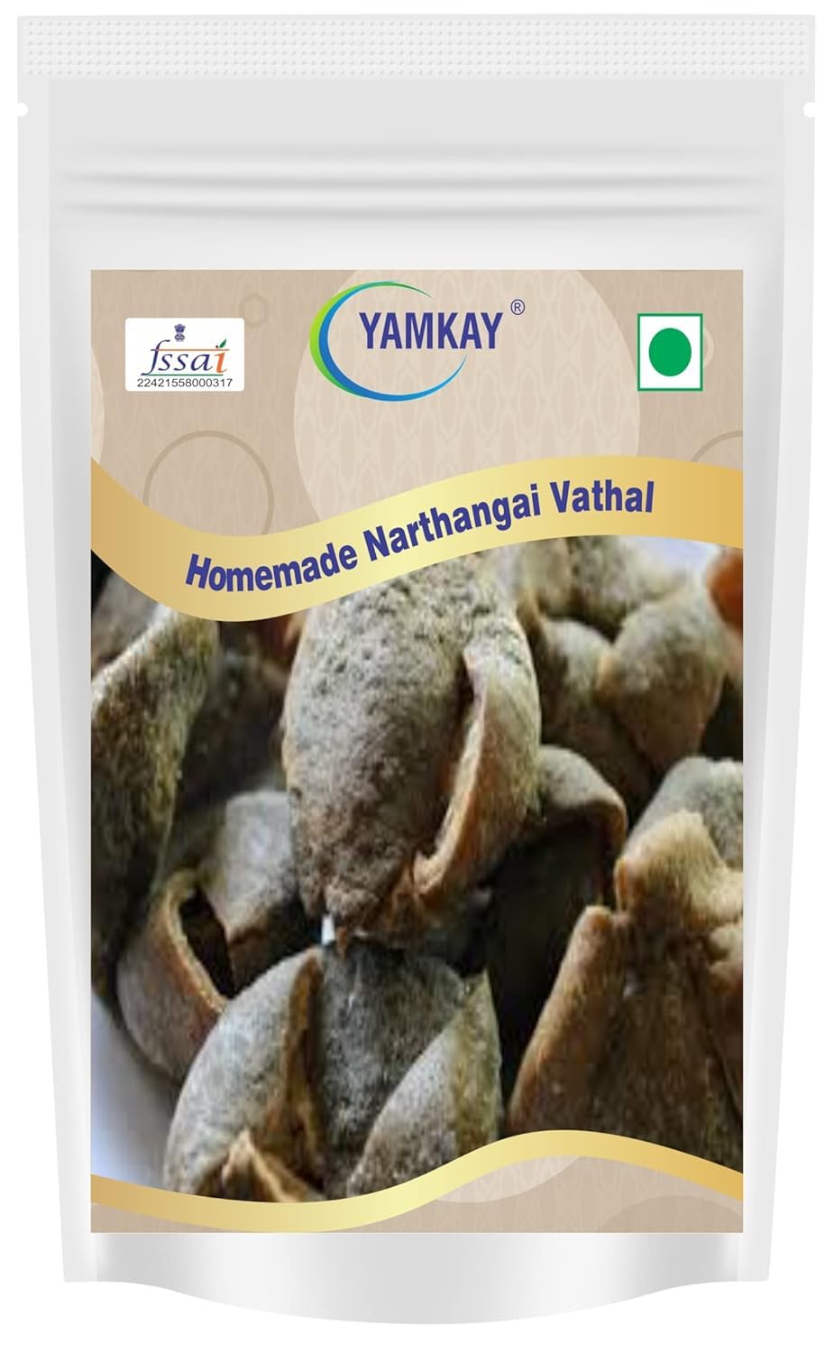 Yamkay Homemade Narthangai Vathal | Sun-dried Citron | Bitter Orange | South Indian Traditional Vathal (300 GM,(10.58 OZ) Narthangai Vathal)