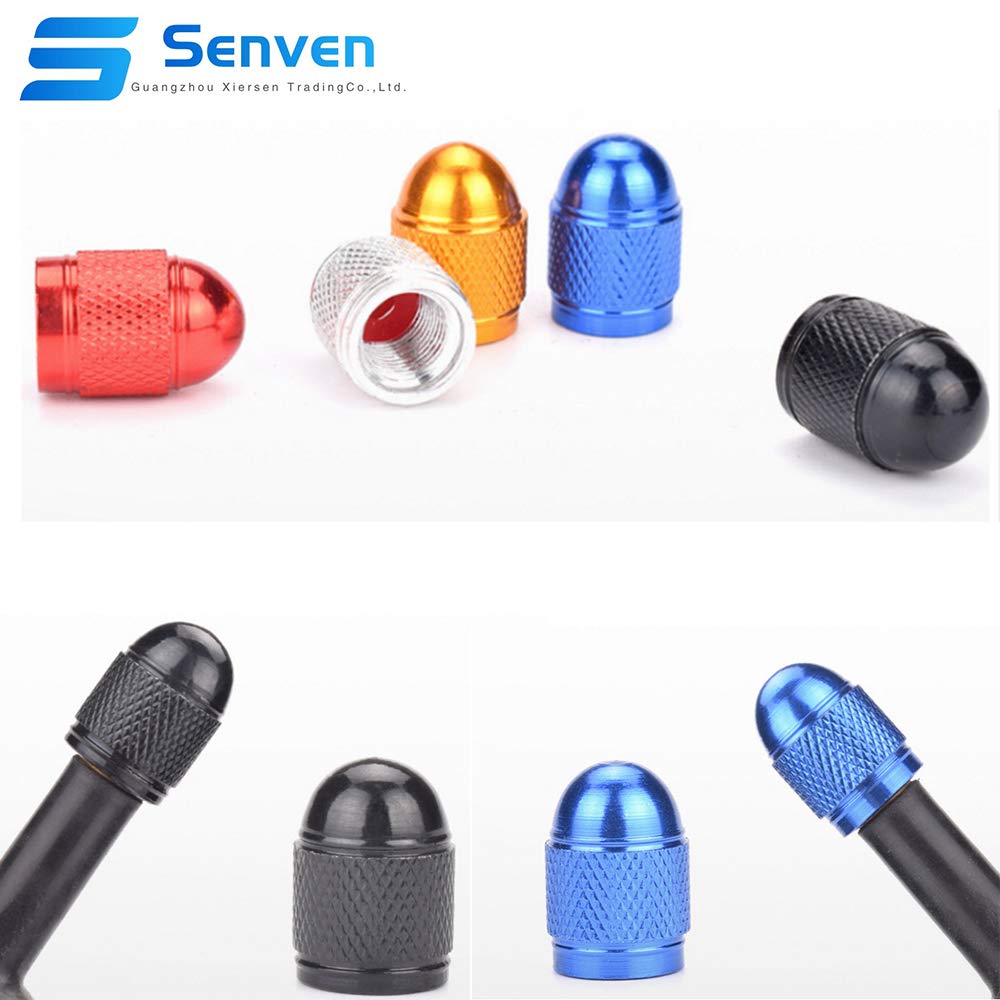 Cappucci Valvola Pneumatici - 25 Pezzi, Alluminio, 5 Colori, Universali - Foto 13