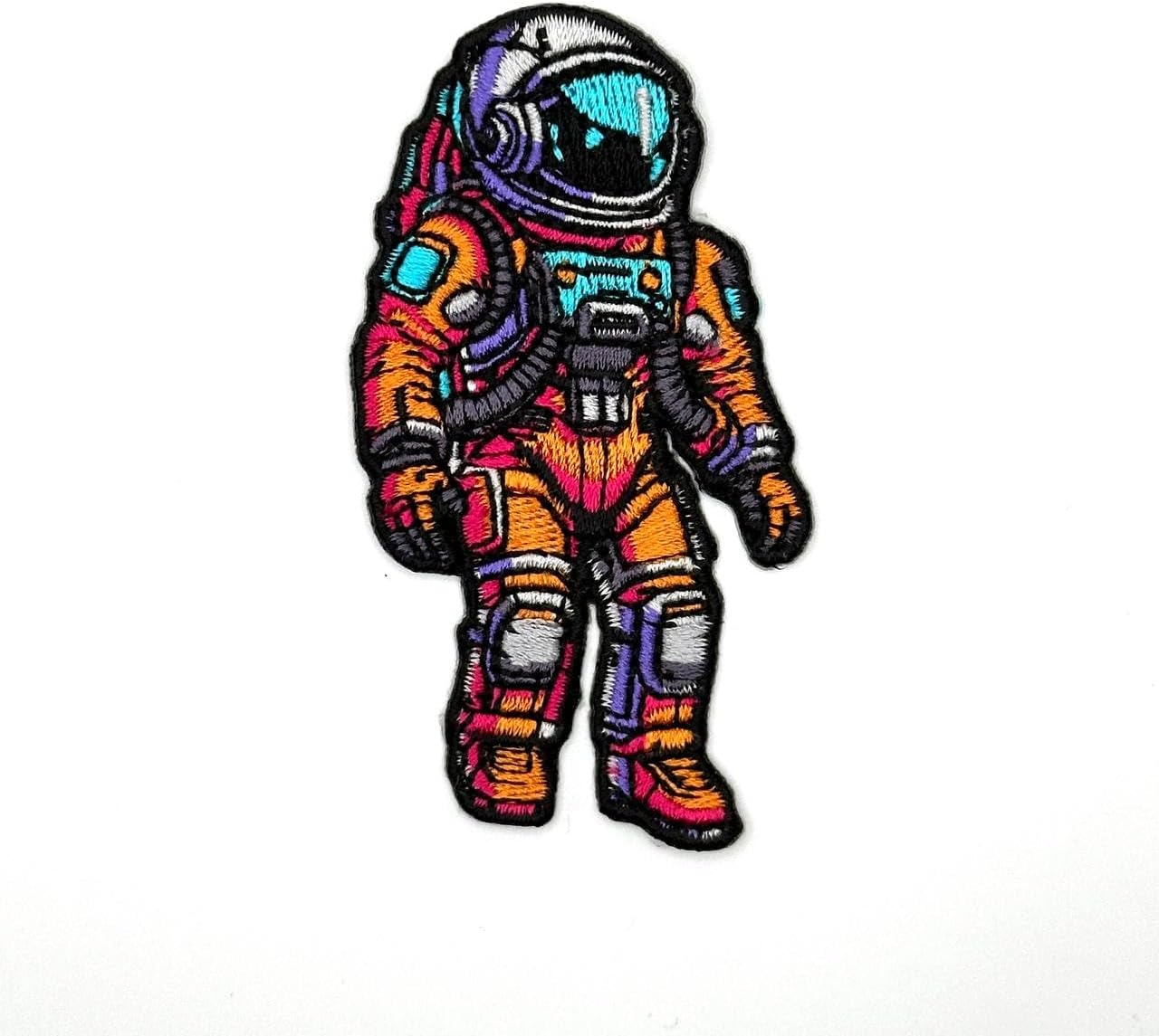 GenericSpace Man Astronaut Iron On Patch - Embroidered Space Sci Fi Cool Funny Astronaut Men Applique Appliques Iron On Sew On Patches for Clothing, Jeans, Hat, Backpacks, Clothes, Jackets (3")