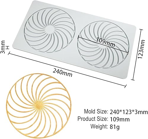 Miniatura 2 de Molde de encaje de silicona Love para tartas, tapete de impresión de fondant, tapete de encaje con patrón de corazón para decoración de pasteles y