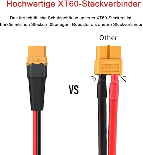 Miniatura 2 de Cable solar XT60 de 10 AWG 35 pies 2 10 25 35 50 75 100 pies XT60 cable de extensión conector de panel solar a conector XT60 para estación de