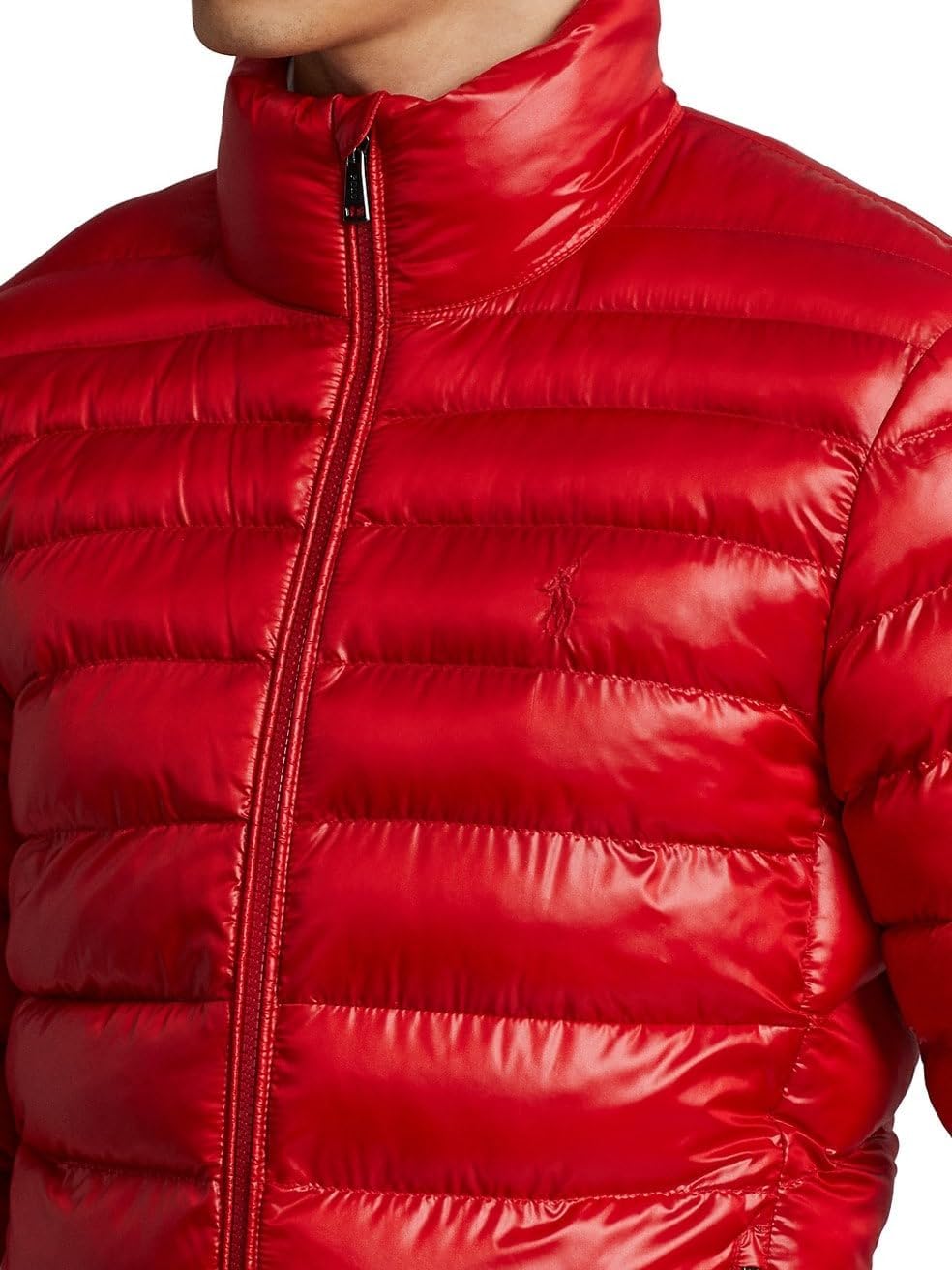 Polo Ralph Lauren Mens Full Zip Packable Down Puffer Jacket - Image 5