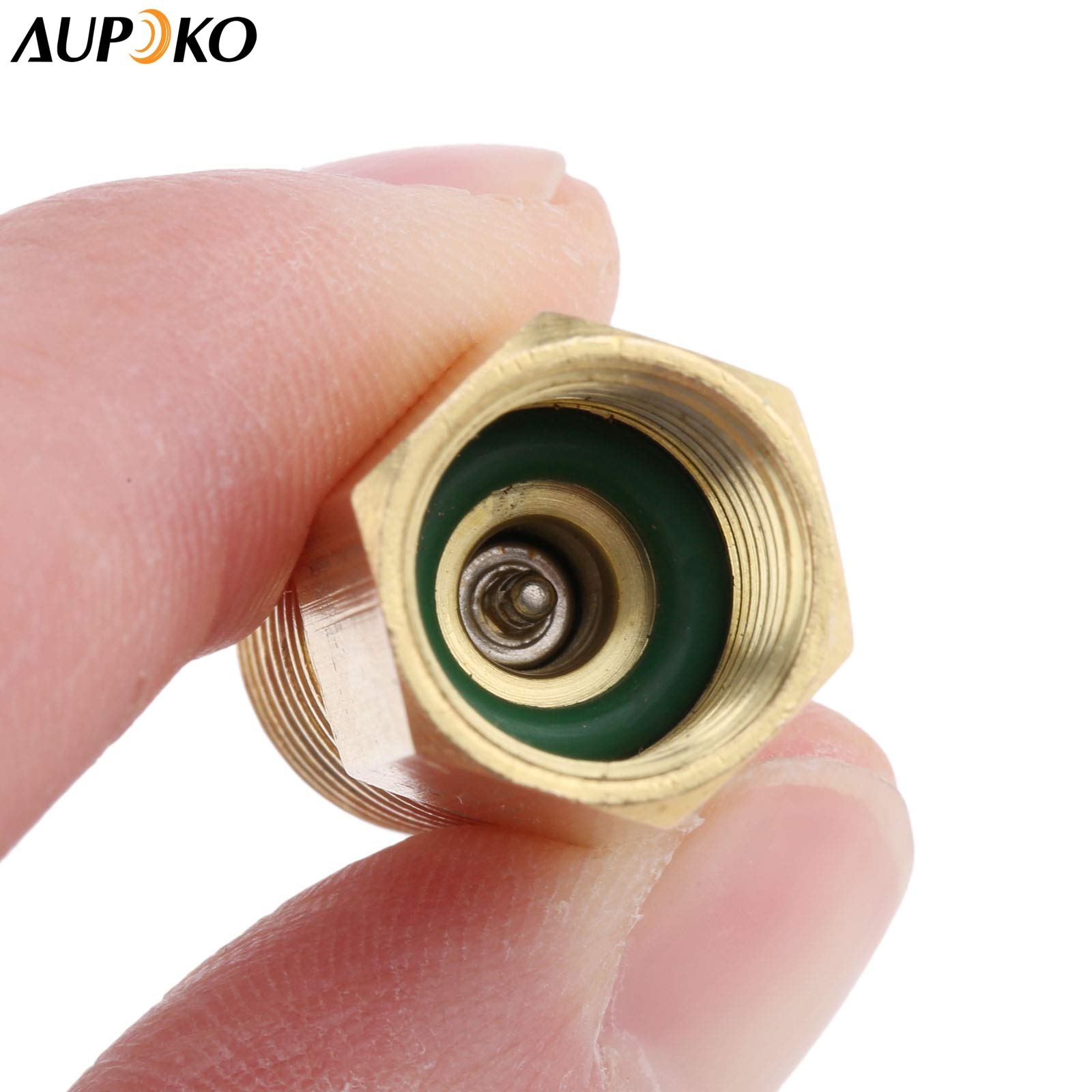 R134A Brass AC Fitting With Valve Core R134A Brass Refrigerant - Foto 2