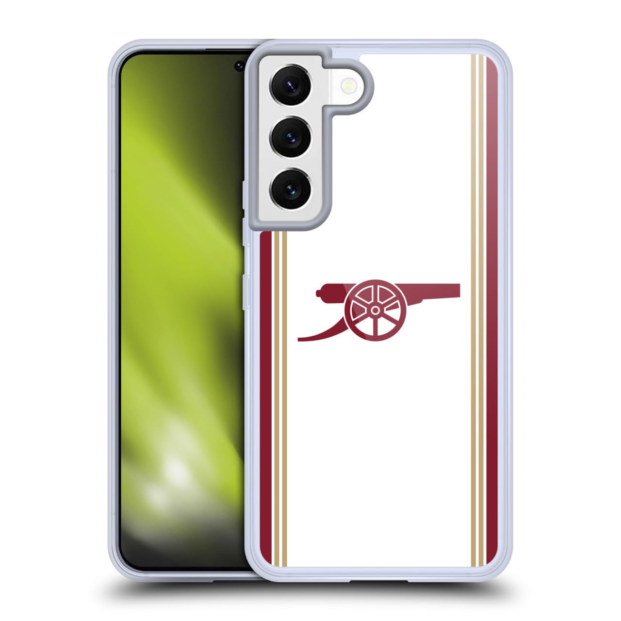 Head Case Designs Officially Licensed Arsenal FC Third 2025/26 Kit Gel Case [Military Grade Protection] Compatible With Samsung Galaxy S22 5G — image 1