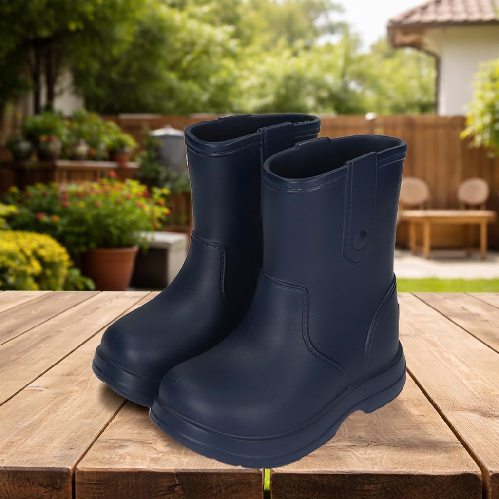Bottes en caoutchouc EVA pour enfant, légères, imperméables et antidérapantes, avec semelle intérieure, 22/23-34/35