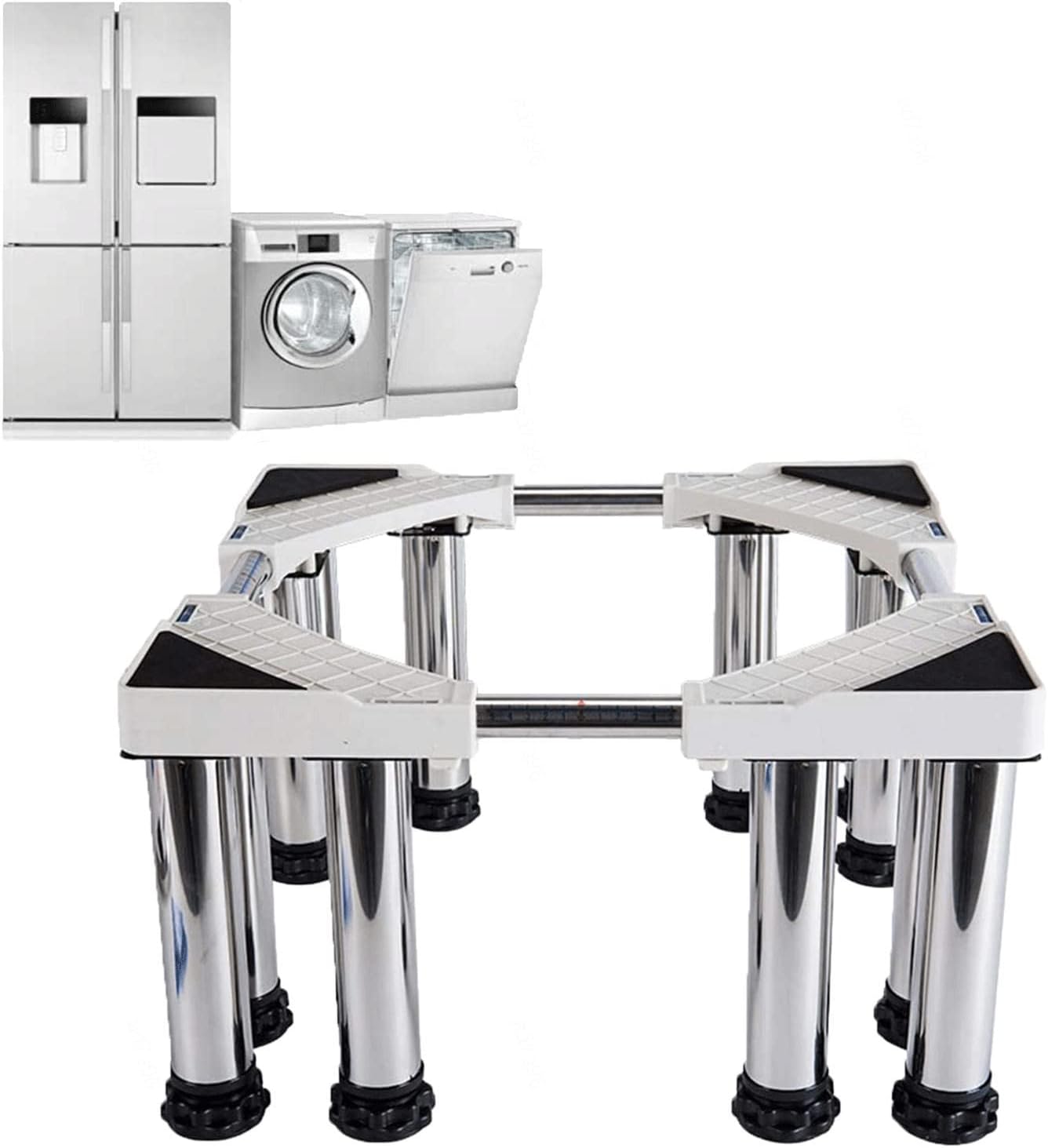 Portable Washer and Dryer Stand, 12 Legs High 20 Cm