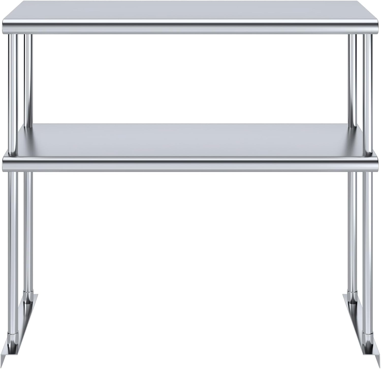 AmGood Double OverShelf Stainless Steel NSF - Many (36" Long x 12" Deep)