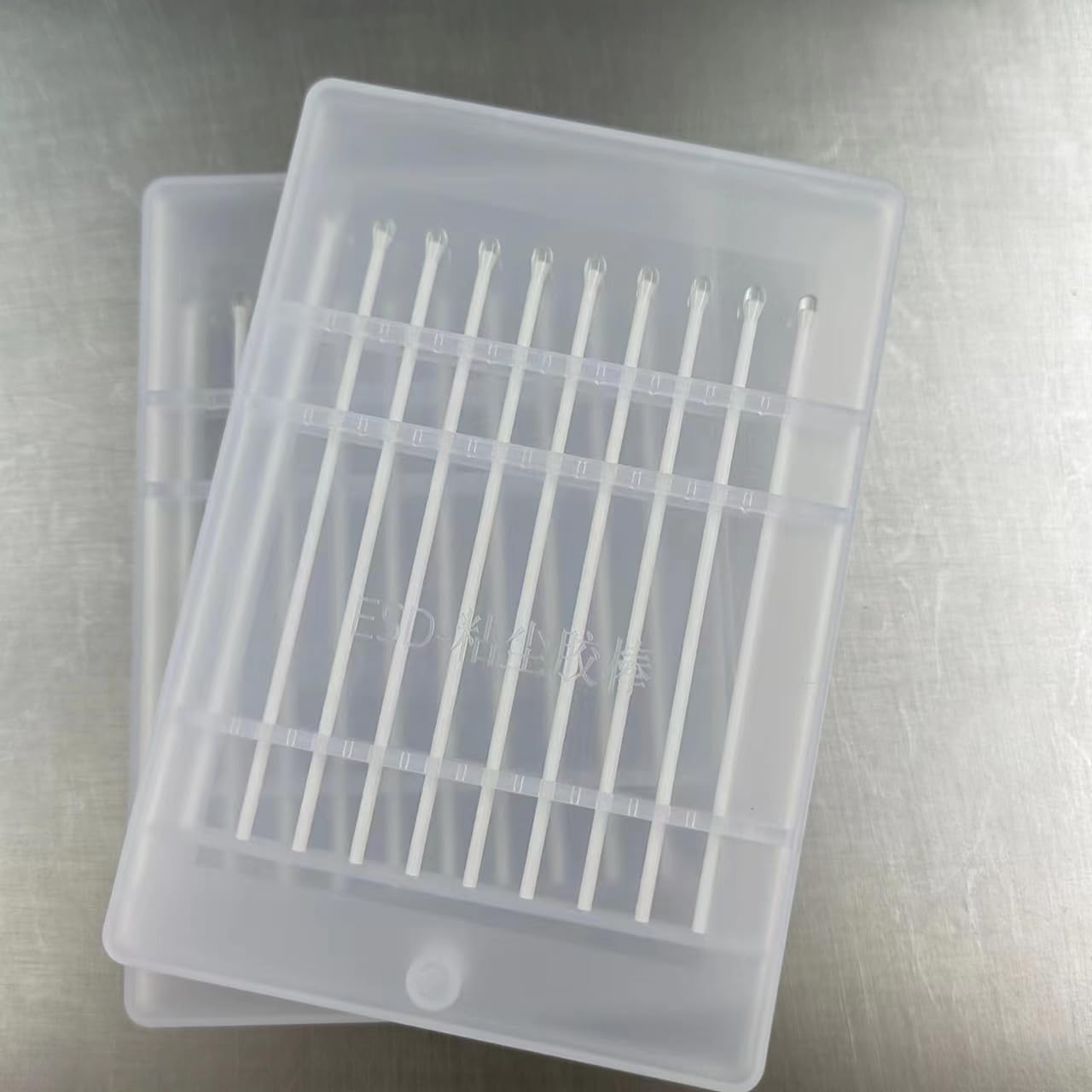 Varilla de gel adhesiva ESD (2,5 mm/0,10 pulgadas, 10 piezas/caja) para lente de cámara, sensor, LED/LCD, PCB, SMT, módulo COB, semiconductor, etc. (alta viscosidad)