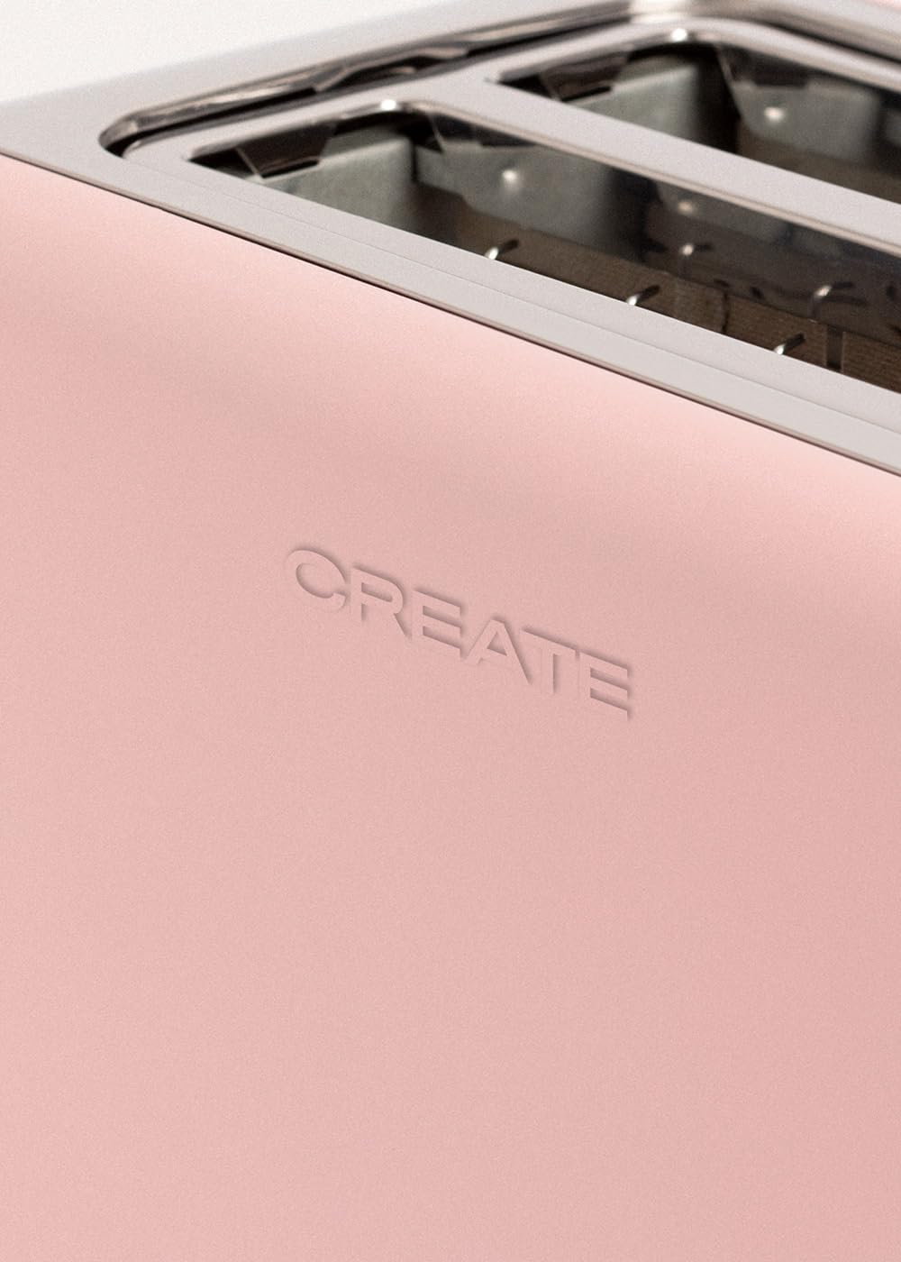 CREATE/PACK TOAST RETRO + KETTLE RETRO/Tostapane e bollitore per acqua rosa / 3 programmate di tostatura, 1,7 l…