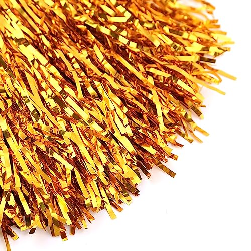 HIXNUG 2 works Cheerleading Poms Plastic Hand Flower Football Basketball Cheering Props Cheer Dance Decoration for Sports Competition Festival Celebration Masquerade Ball Party (Red) - Image 2