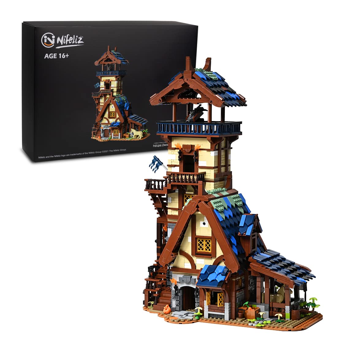 Amazon.com: Nifeliz Medieval Observation Tower Building Kit, Impressive  Build and Display Model for Adults Teens Kids (3061 PCS) : Clothing, Shoes  & Jewelry