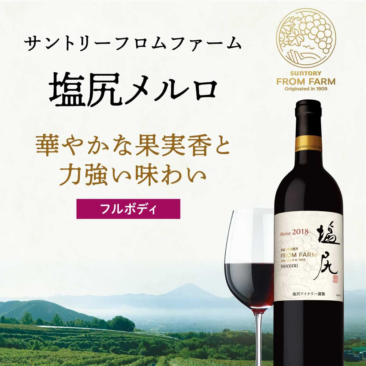 Amazon.co.jp: 【厳選長野県産ぶどう100%】 日本ワイン サントリー