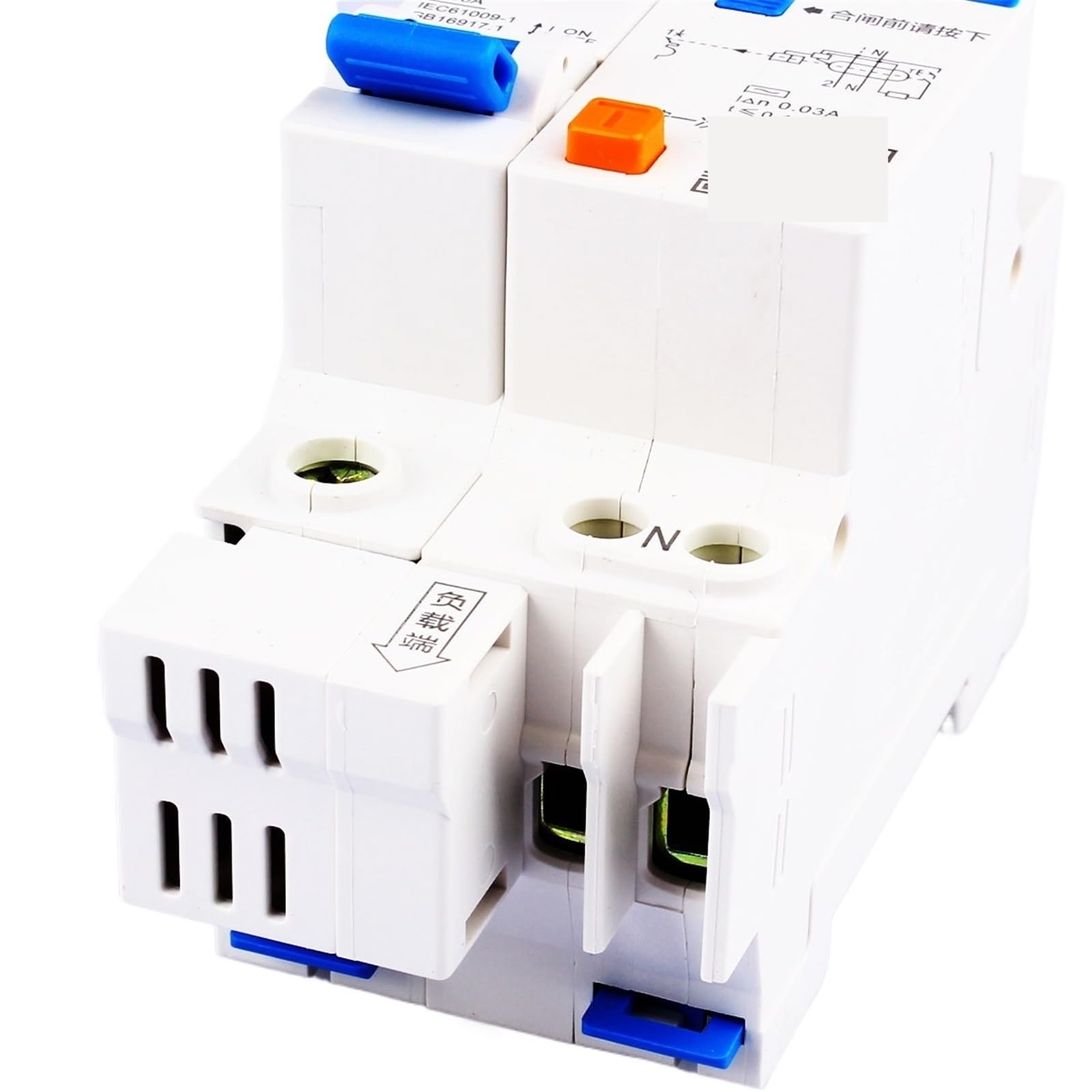 1 szt. NXBLE-63 2P 6A 10A 16A 20A 25A 32A 40A 50A 63A 230V RCBO Wyłącznik różnicowoprądowy (40A)