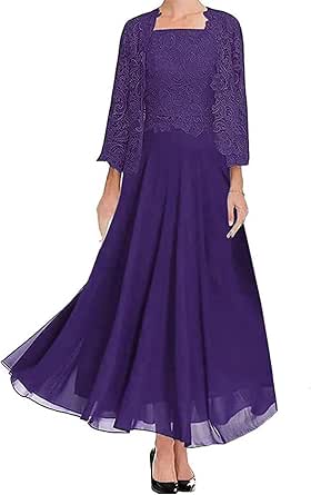 Amazon.com: Mother of The Bride Dresses with Jacket Mother of The Groom