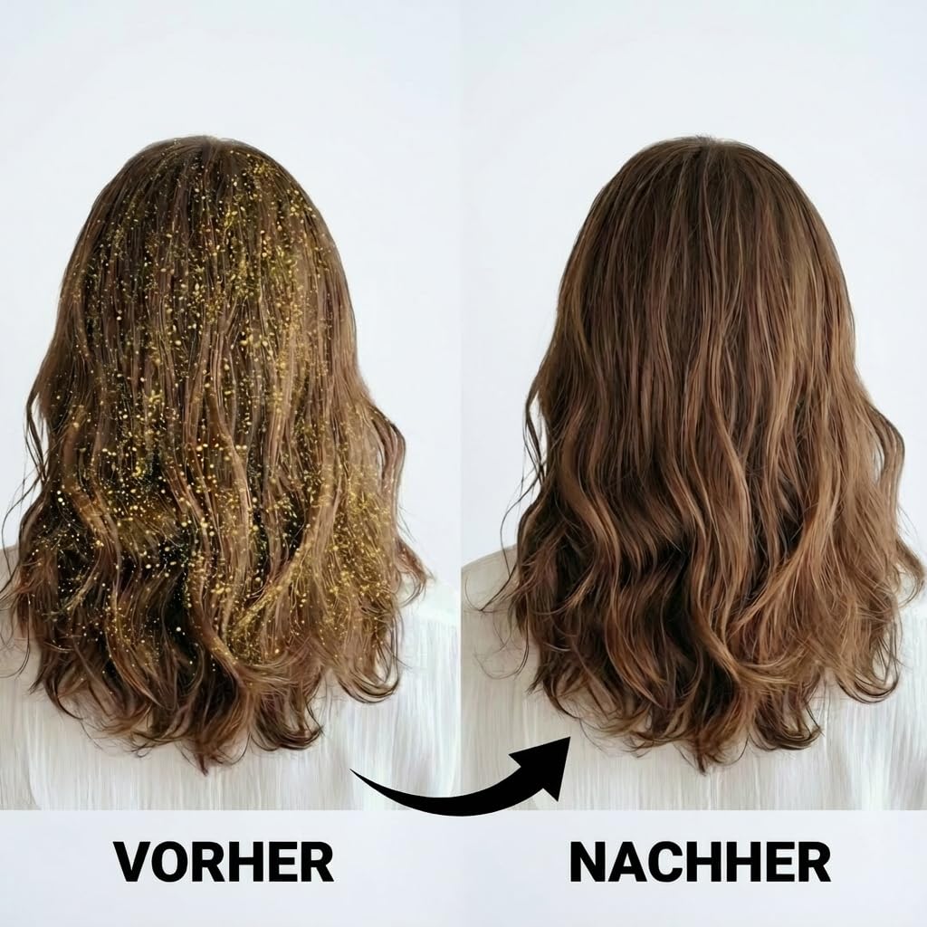 Pollenfilter Haarbürste – Entfernt Pollen aus Haaren | Bei Pollenallergie & Heuschnupfen | Für glatte und feine Haare | Set inkl. Filter & Beutel | Ideal für Wohnung, Park, Festival, Camping & Hund