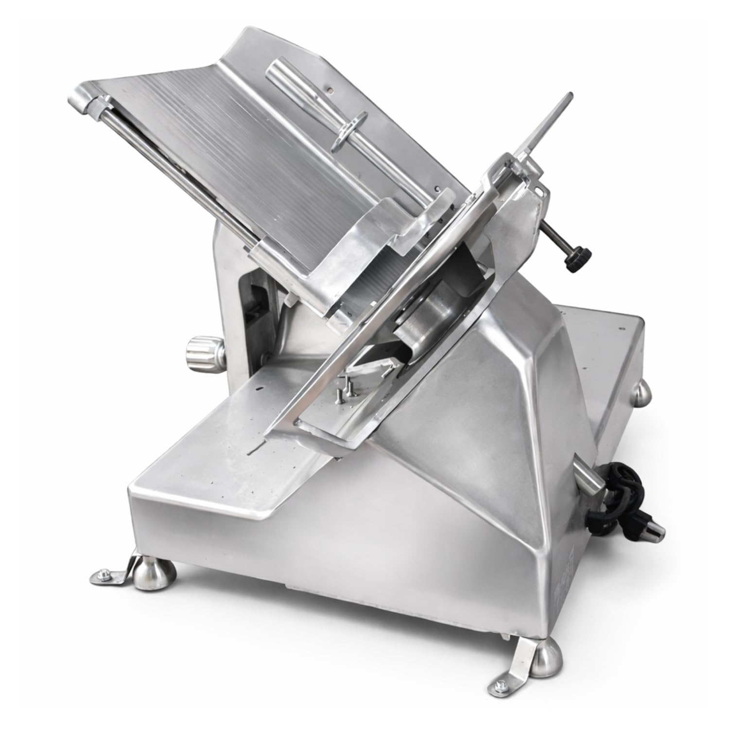 Affettatrice professionale per macelleria, 350 mm, semi-automatica, taglio 0,2 – 30 mm, 400 W, 230 V, uso intensivo