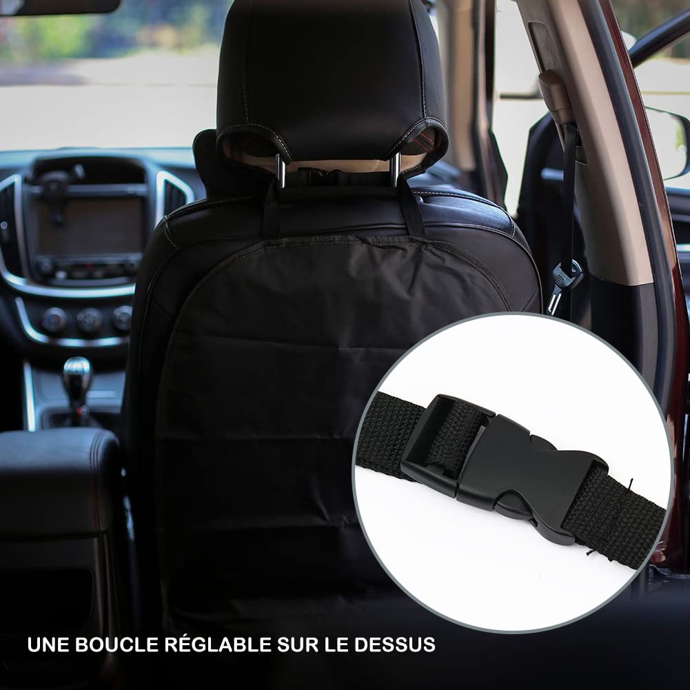 Protezione Per Sedile Posteriore Tappetino Per Sedile Da Viaggio Organizzatore Per Sedile Posteriore Per Auto Con - Foto 6