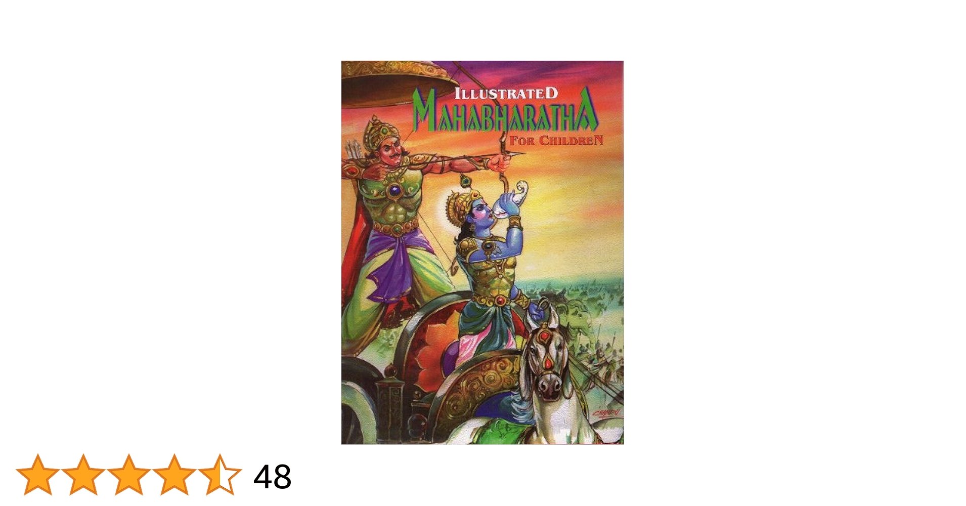 Illustrated Mahabharata for Children - Indian Epic, Chandu