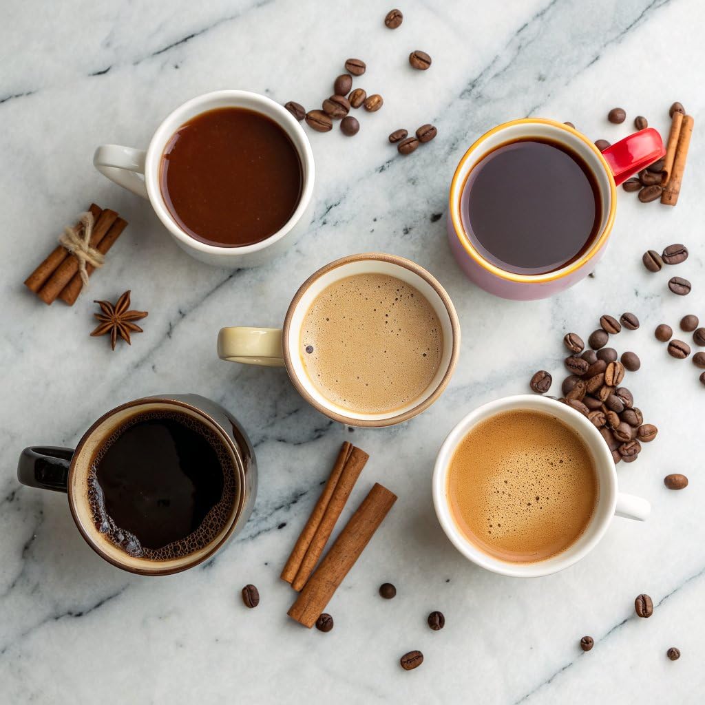 Bones Coffee Company NEW Favorite Flavors Sample Pack, Assorted Flavored Coffee Low Acid Medium Roast Arabica Beans Specialty Coffee Gifts, Auto Drip and French Press Compatible, 4 oz Pack of 5 Ground