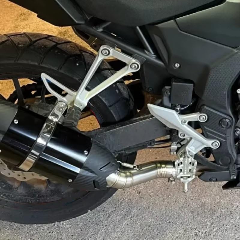 Tuyau d'échappement moto CB500F CBR400 silencieux raccord intermédiaire 51mm 2016-2022 - 6