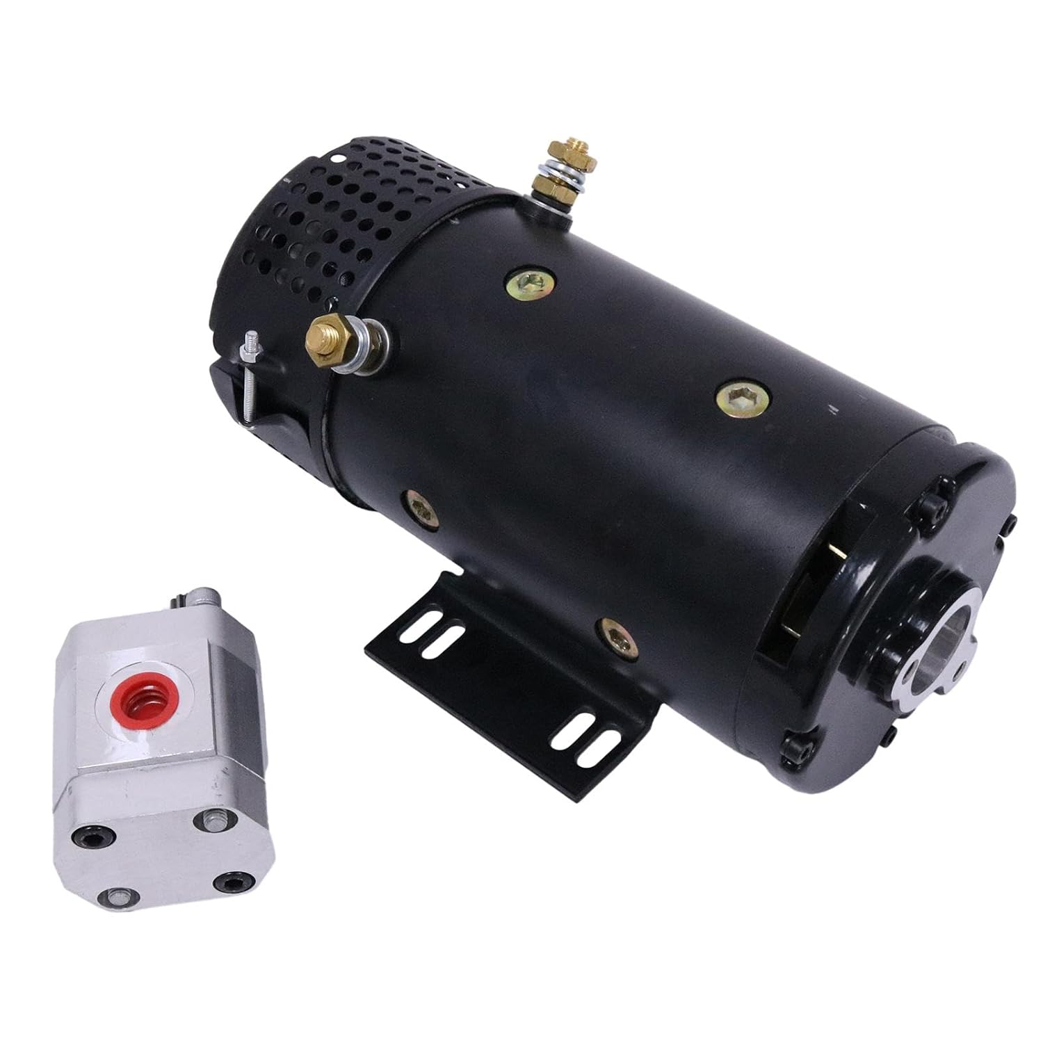 FridayParts Hydraulic Lift Pump & Motor 161937 161936 Compatible for Skyjack Scissor Lift SJIII3220 SJIII3215 SJIII3219 SJIII3226 SJIII4620 SJIII4626 SJIII4632 Replacement