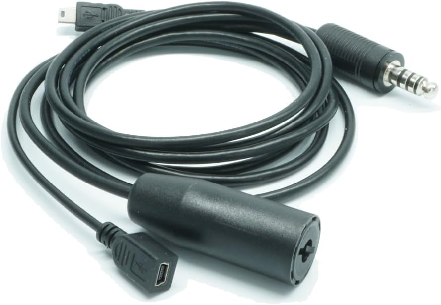 Audio+Power Cable for GoPro 3, 3+, 4 (Helicopter Version)