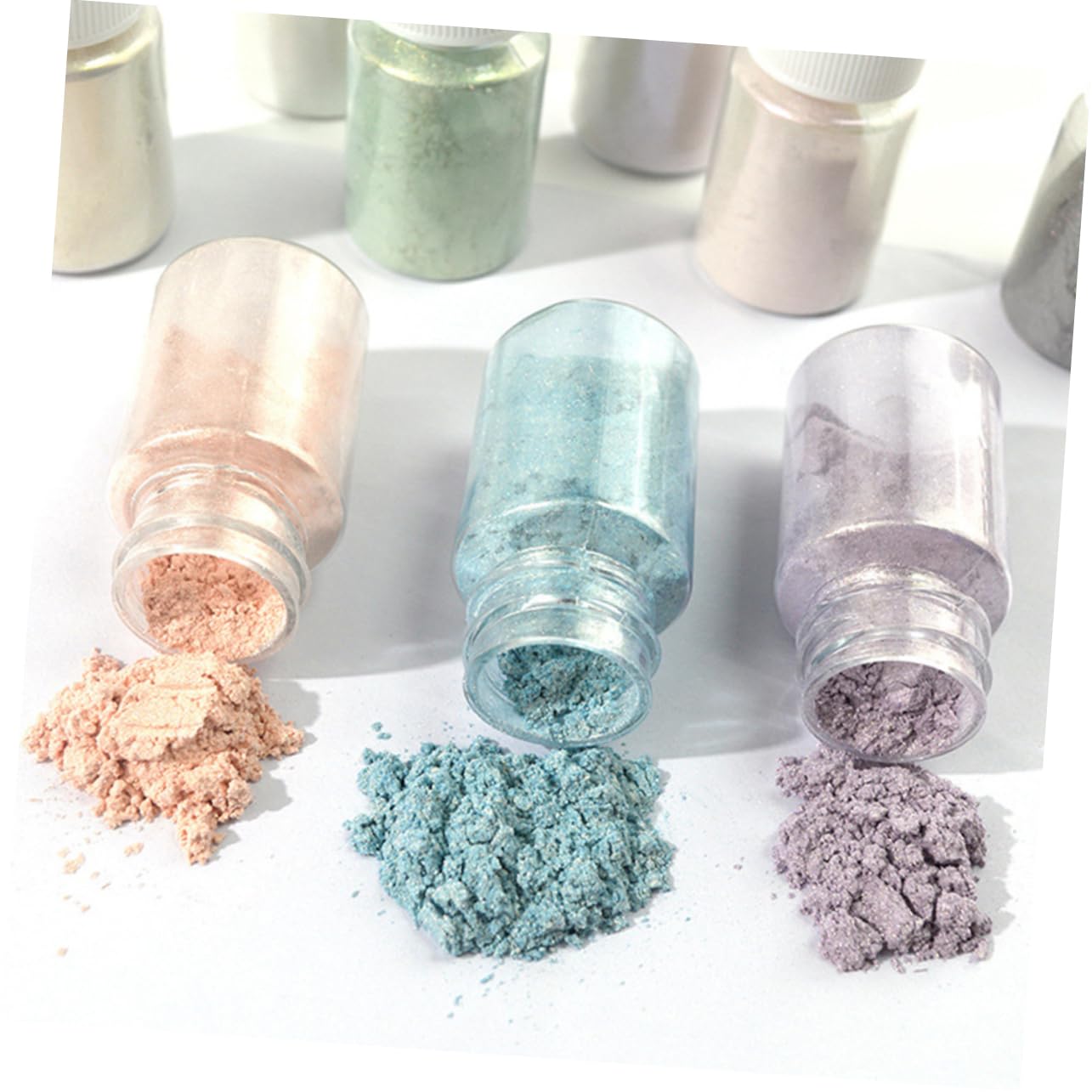 Polvere di Mica Pigmento per Resina 9 Pezzi Set Colorante DIY