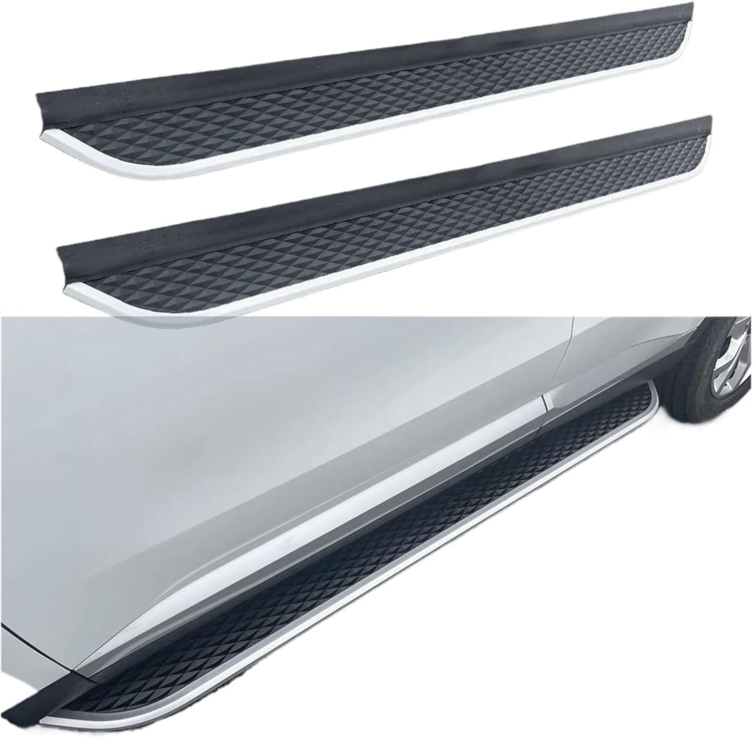 Side Step Pedal Bar Running Board Compatible with VW VW Tiguan 2018-2023