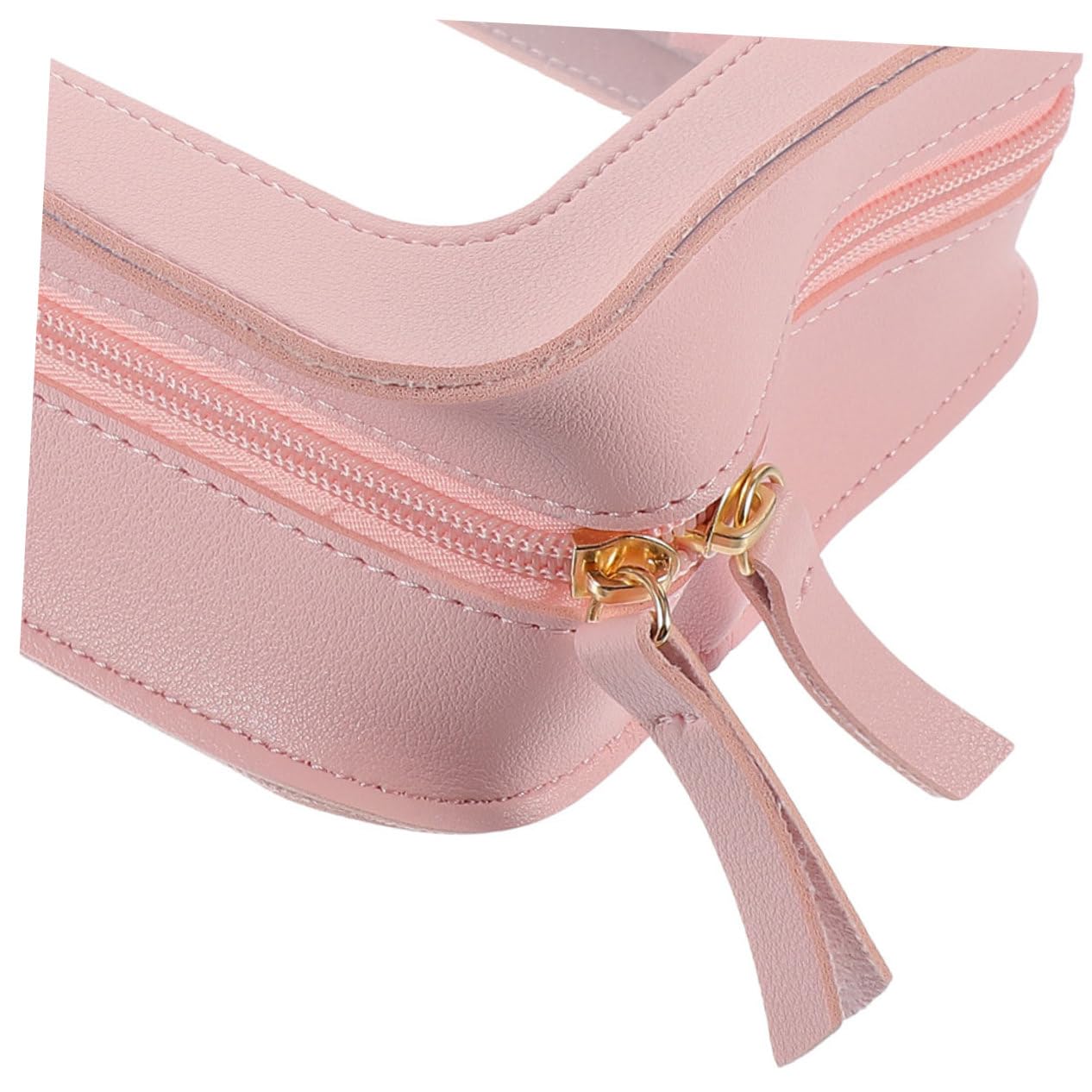 Borsa Trasparente da Viaggio, Makeup Pouch Pvc Rosa, 2 Pezzi | Zippered, per Aeroporto e Controllo Sicurezza, Organizer Cosmetici Buona Capacità di Contenimento