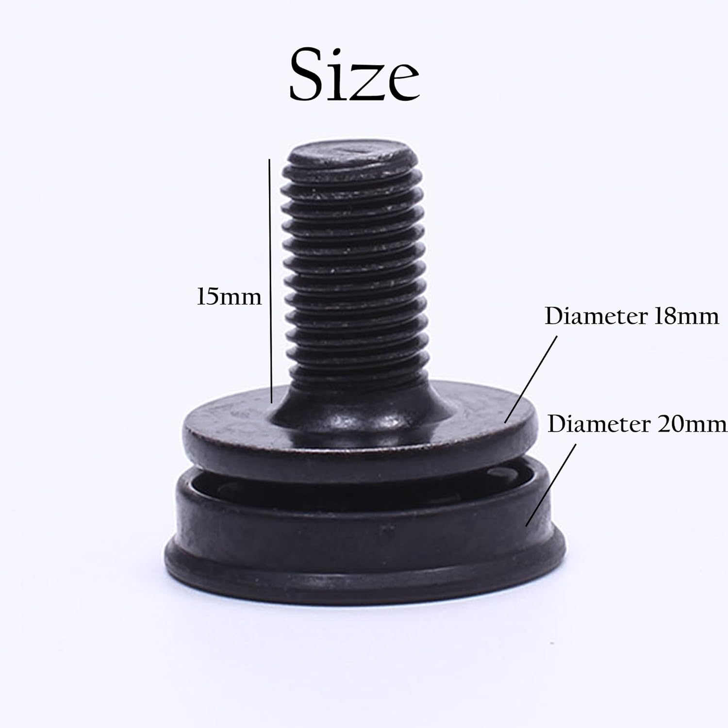 PROWHEEL Bike Hex Crank Arm Fixing Bolts Spindle 8mm Allen Key Bolt Screws Capless Bottom Bracket for Cycling Bicycle Axle Fits Many Bike Cranksets
