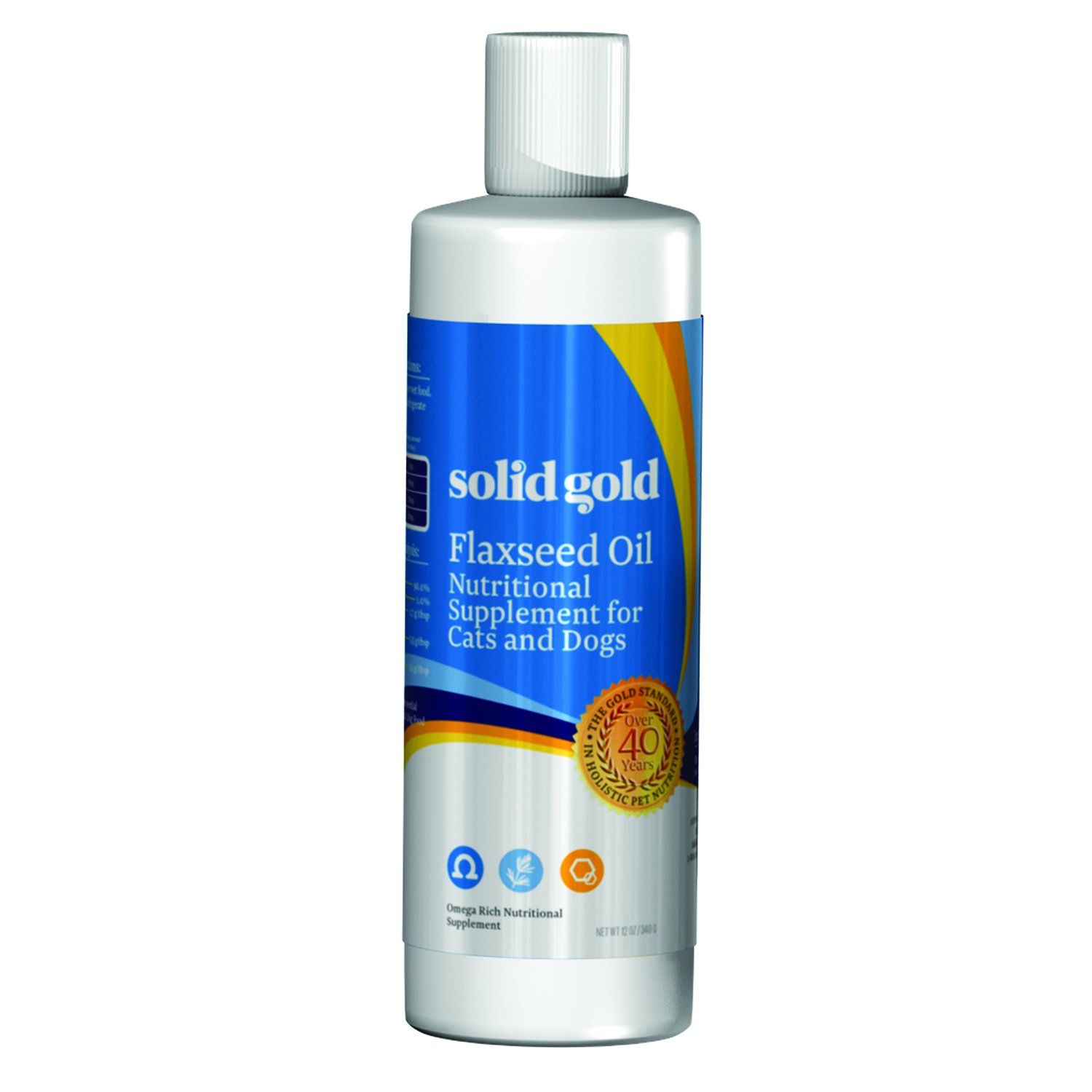 Solid Gold Flaxseed Oil Supplements, 350 ml Amazon.in Pet Supplies