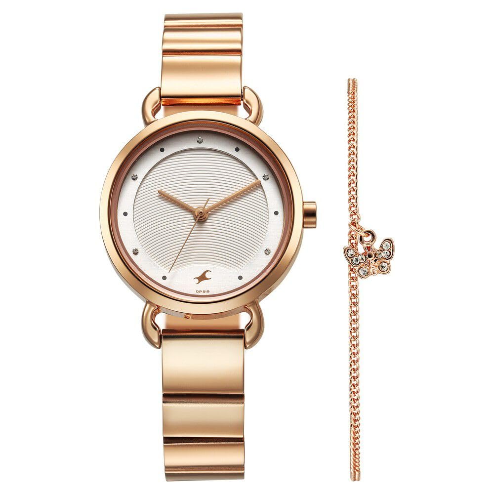 Fastrack Pulse Quartz Analog Silver Dial Stainless Steel Strap Watch for Girls-6221WM02F (B0CSKBL98H) Amazon Price History, Amazon Price Tracker