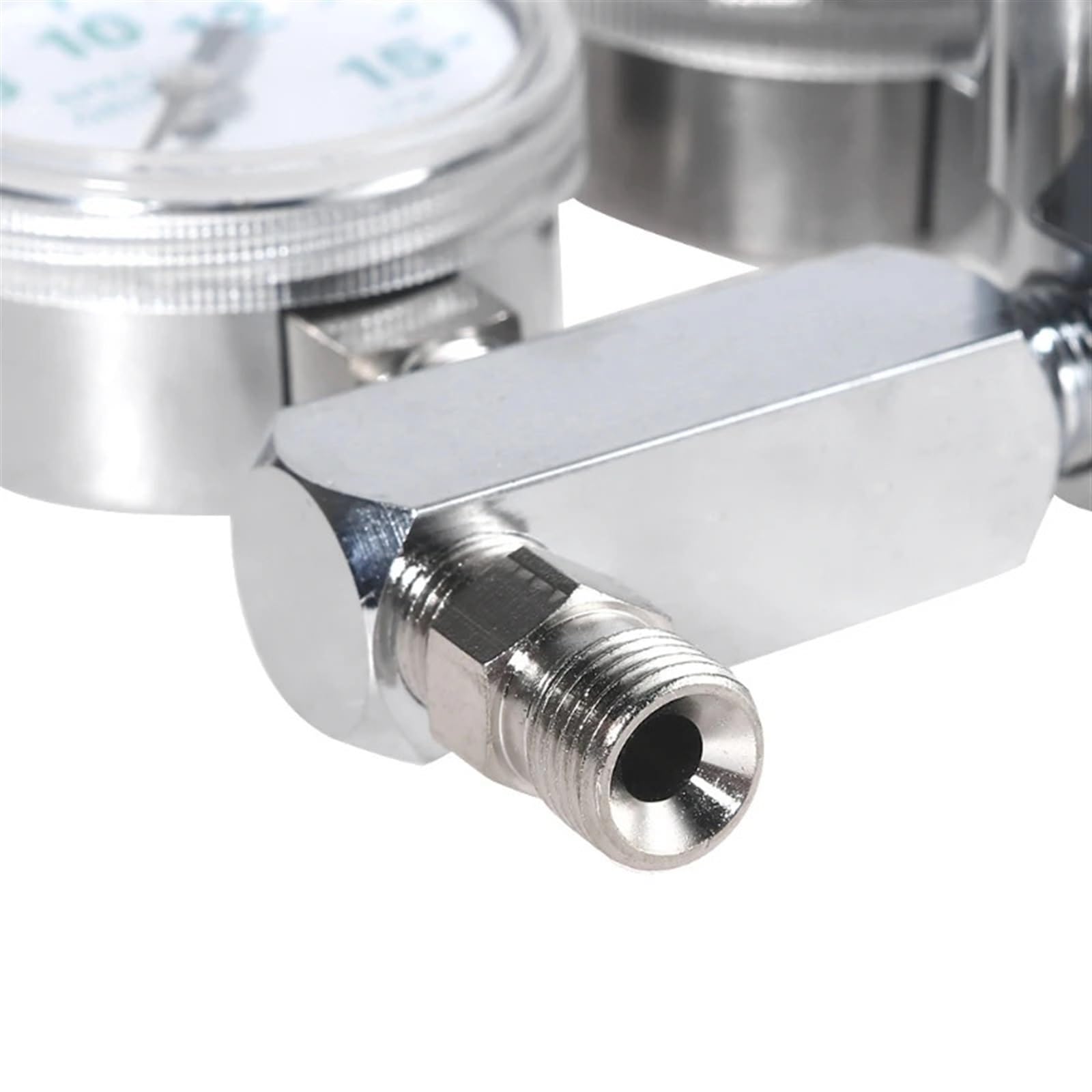 Pressure Reducer Gas Regulator CGA-540 Nut & Nipple with Flowmeter