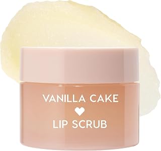 ColourPop Fresh Kiss Exfoliating Lip Scrub Vanilla Cake - Shea Butter Lip Exfoliator for Soft, Hydrated Lips (0.37 oz)